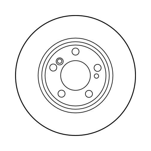 TRW 2X Bremsscheibe für Chrysler Mercedes Benz