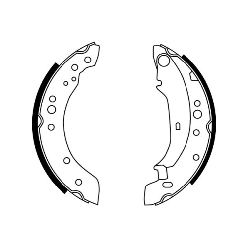 Bremsbackensatz Trw GS8771 für Renault Hinterachse