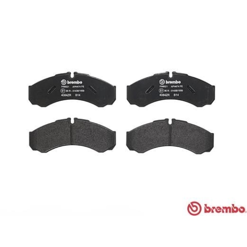 Bremsbelagsatz Scheibenbremse Brembo PA6021 Prime Line für Iveco Renault Trucks