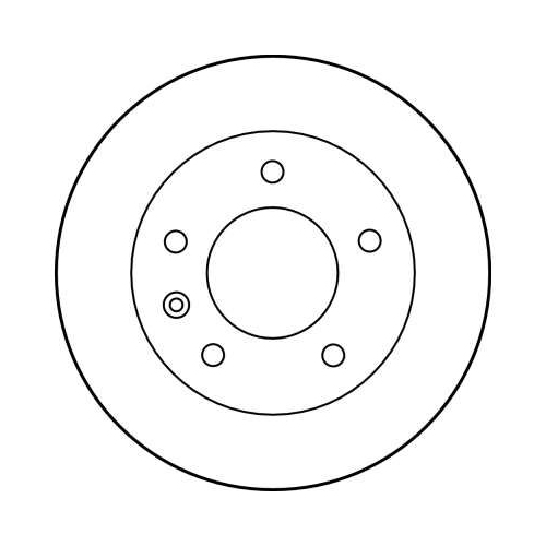 TRW 2X Bremsscheibe für Audi Mercedes Benz VW