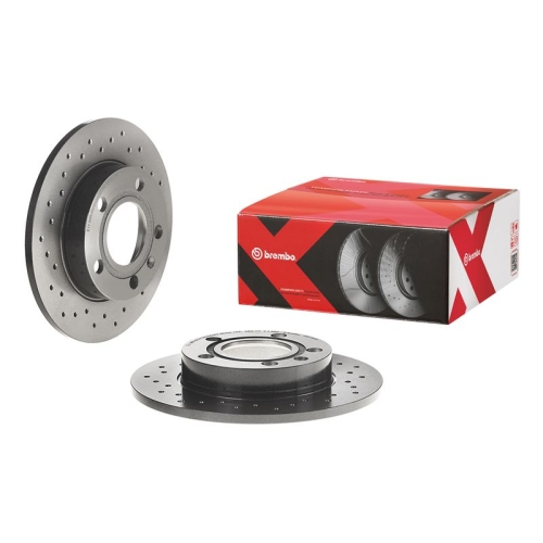 2X Brembo Bremsscheibe Hinterachse Xtra Line - Xtra für Audi