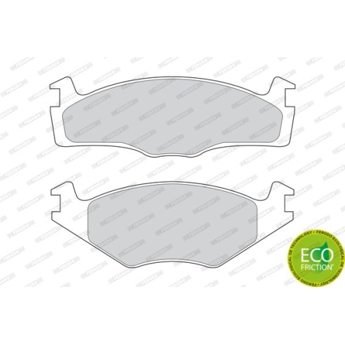 Bremsbelagsatz Scheibenbremse Ferodo FDB1072 Premier Eco Friction für Seat VW