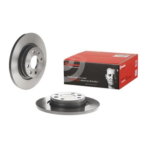 2X Brembo Bremsscheibe Prime Line - Uv Coated für Renault Dacia Smart