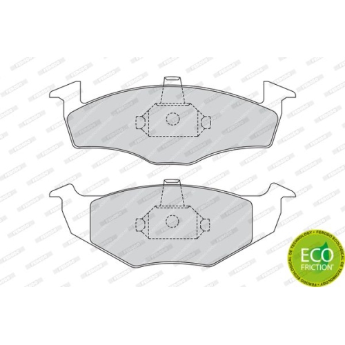 Bremsbelagsatz Scheibenbremse Ferodo FDB1101 Premier Eco Friction für Seat Skoda