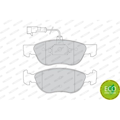 Bremsbelagsatz Scheibenbremse Ferodo FDB1137 Premier Eco Friction für Alfa Romeo