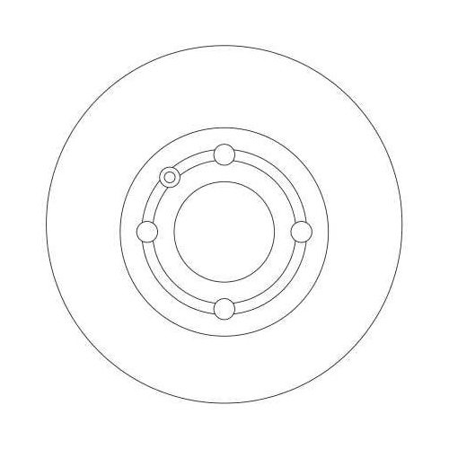 TRW 2X Bremsscheibe Hinterachse für Seat VW