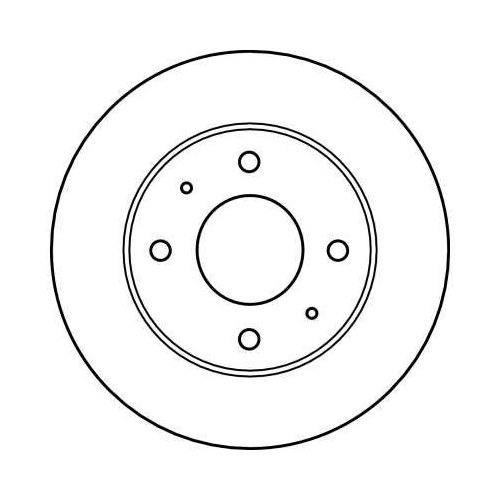 TRW 2X Bremsscheibe Vorderachse für Mitsubishi Volvo Hyundai Kia Proton