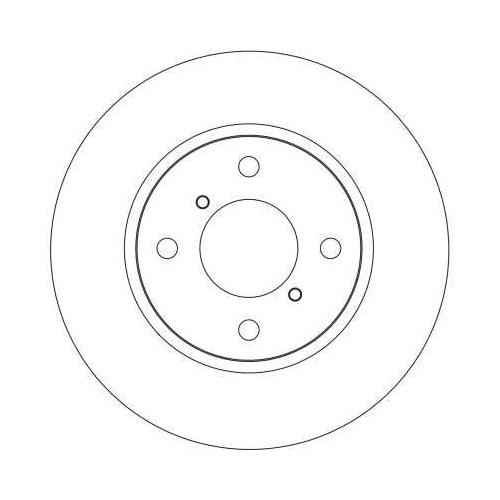 TRW 2X Bremsscheibe Vorderachse für Opel Suzuki Vauxhall