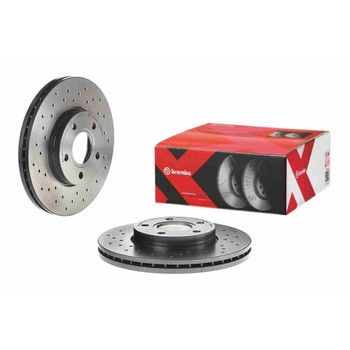 2X Brembo Bremsscheibe Xtra Line - Xtra für Ford Volvo Ford (changan)