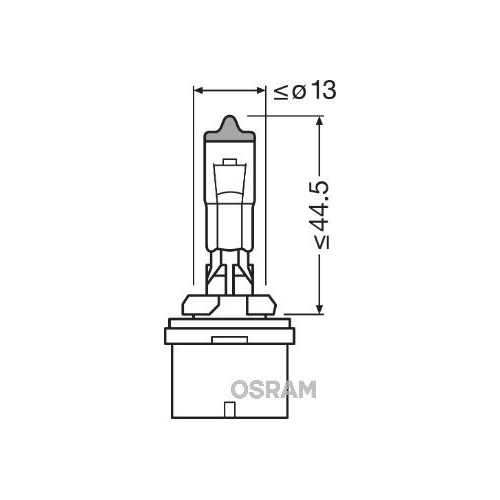 Glühlampe Abbiegescheinwerfer Ams-osram 881 Original für Jenbacher