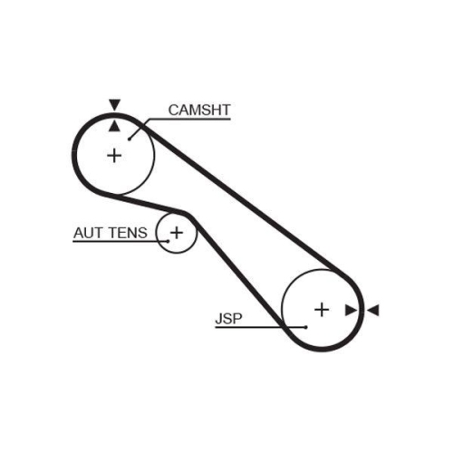 Timing Belt Kit Gates K045405XS Powergrip™ for