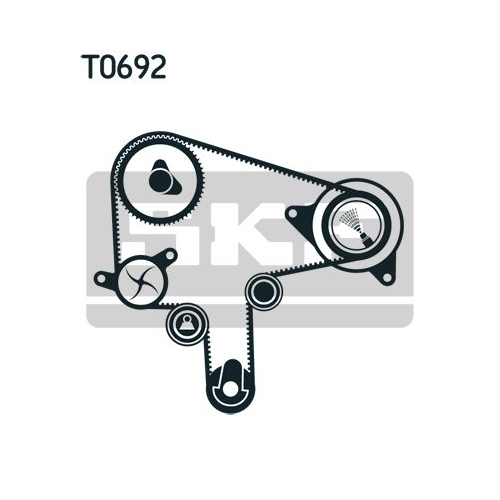 Zahnriemensatz Skf VKMA 94620 für Mazda