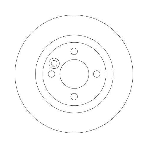 TRW 2X Bremsscheibe für Mini für Fahrzeuge Ohne Sportpaket