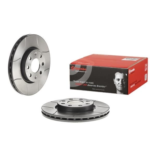 2X Brembo Bremsscheibe Xtra Line - Max für Fiat Opel Vauxhall