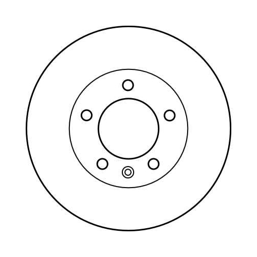 TRW 2X Bremsscheibe Hinterachse für Nissan Opel Renault Vauxhall