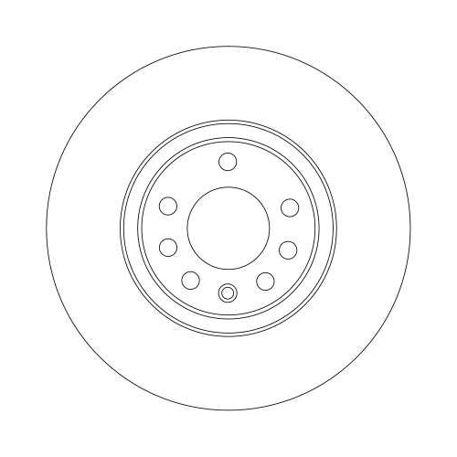 TRW 2X Bremsscheibe Vorderachse für Opel Saab Vauxhall Chevrolet