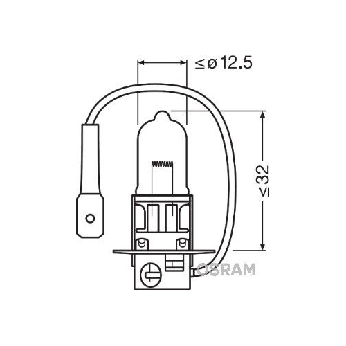 Glühlampe Abbiegescheinwerfer Ams-osram 64151ALS All Season Super für