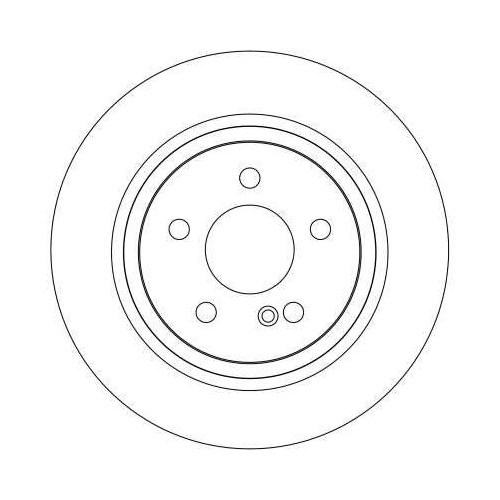 TRW 2X Bremsscheibe für Mercedes Benz