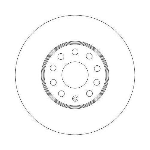 TRW 2X Bremsscheibe für Audi Seat Skoda VW Audi (faw) Vw (faw) Vw (svw)