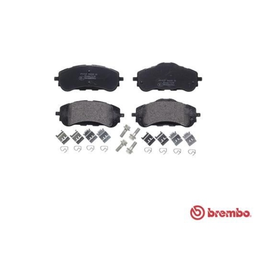 Bremsbelagsatz Scheibenbremse Brembo P61120 Prime Line für Citroën Peugeot