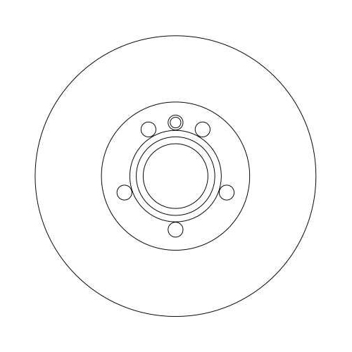 TRW 2X Bremsscheibe Vorderachse für Audi Ford Seat Skoda VW