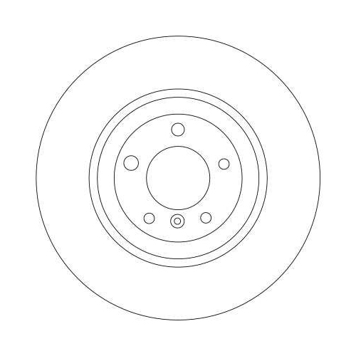 TRW 1X Bremsscheibe Vorderachse für Bmw