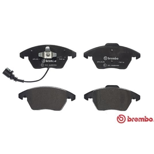 Bremsbelagsatz Scheibenbremse Brembo P85146 Prime Line für Audi Seat Skoda VW