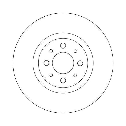 TRW 2X Bremsscheibe Vorderachse für Alfa Romeo Chrysler Fiat Lancia