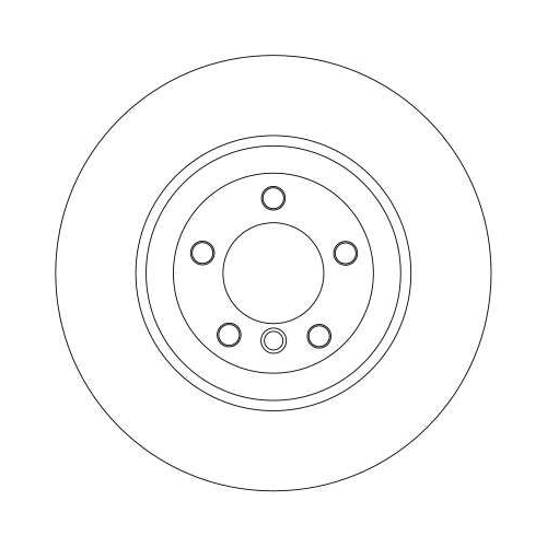 TRW 1X Bremsscheibe Hinterachse für Bmw