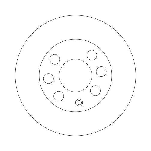 TRW 2X Bremsscheibe Vorderachse für Chevrolet Daewoo