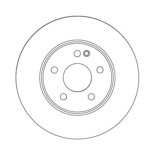 TRW 2X Bremsscheibe für Mercedes Benz