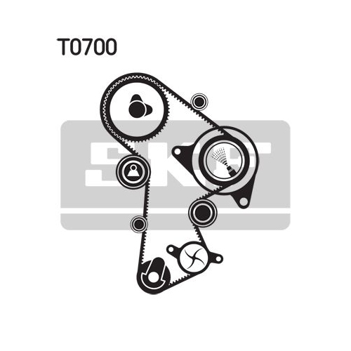 Zahnriemensatz Skf VKMA 01263 für Audi Dodge Ford Mitsubishi Seat Skoda VW Jeep