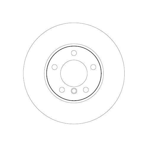 TRW 2X Bremsscheibe Vorderachse für Bmw für Fahrzeuge Ohne Sportpaket