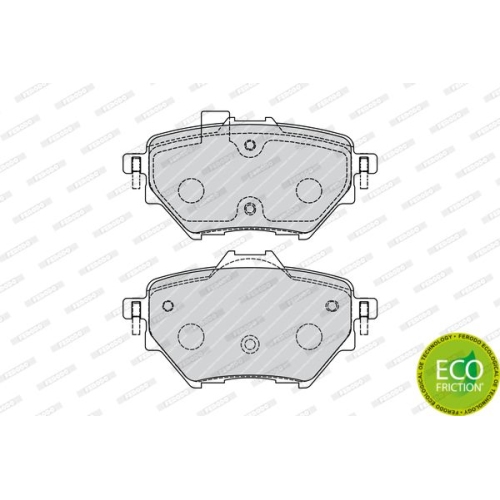 Bremsbelagsatz Scheibenbremse Ferodo FDB4680 Premier Eco Friction für Citroën DS