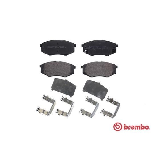 Bremsbelagsatz Scheibenbremse Brembo P30055 Prime Line für Hyundai Kia Kia (dyk)