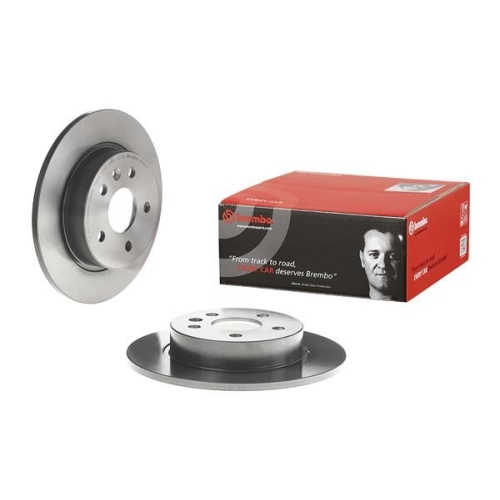 2X Brembo Bremsscheibe Prime Line - Uv Coated für Opel Vauxhall