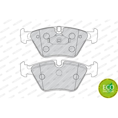 Bremsbelagsatz Scheibenbremse Ferodo FDB4752 Premier Eco Friction für Bmw MG