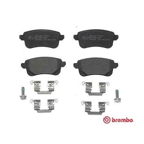 Bremsbelagsatz Scheibenbremse Brembo P68064 Prime Line für Nissan Renault