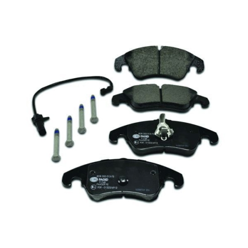 Bremsbelagsatz Scheibenbremse Hella Pagid 8DB 355 013-751 für Audi Seat Skoda VW