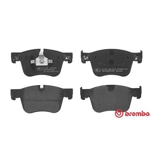 Bremsbelagsatz Scheibenbremse Brembo P61127 Prime Line für Citroën Peugeot