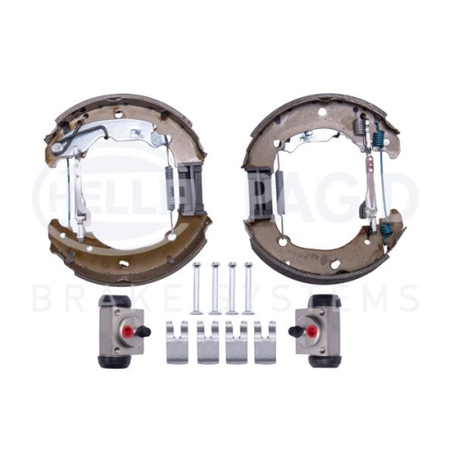 Bremsbackensatz Hella Pagid 8DB 355 022-891 Shoe Kit Pro für Fiat Lancia