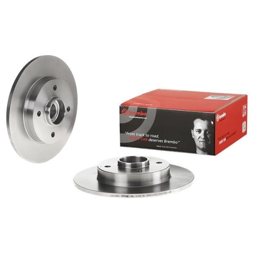 1X Brembo Bremsscheibe Prime Line - With Bearing Kit für Citroën Opel DS