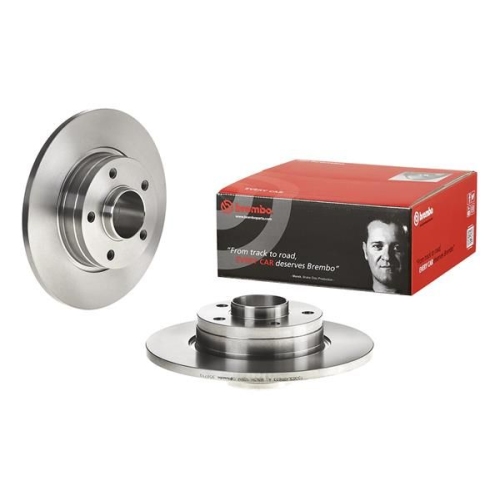 1X Brembo Bremsscheibe Prime Line - With Bearing Kit für Nissan Opel