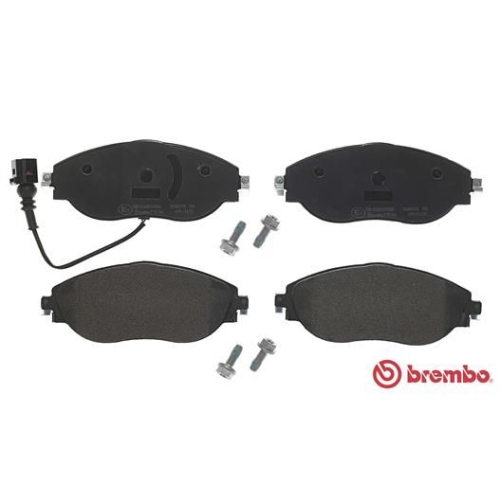 Bremsbelagsatz Scheibenbremse Brembo P85144 Prime Line für Audi Seat Skoda VW