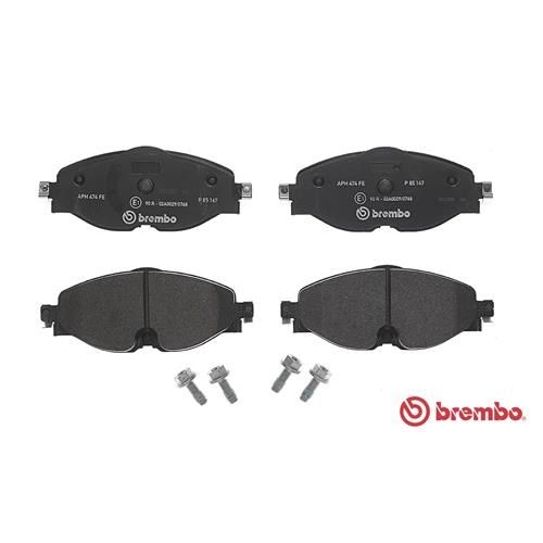 Bremsbelagsatz Scheibenbremse Brembo P85147 Prime Line für Audi Ford Seat Skoda