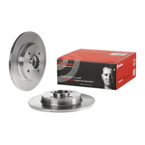 1X Brembo Bremsscheibe Prime Line - With Bearing Kit für Citroën Peugeot