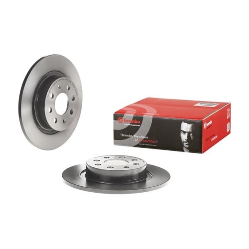 2X Brembo Bremsscheibe Prime Line - Uv Coated für Fiat Opel Vauxhall