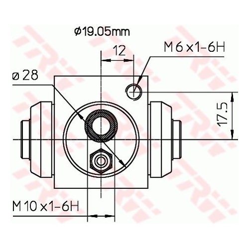 Radbremszylinder Trw BWD119A für Opel Vauxhall Chevrolet Daewoo Holden