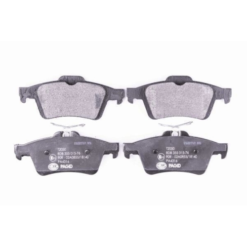 Bremsbelagsatz Scheibenbremse Hella Pagid 8DB 355 015-761 für Ford Mazda Nissan