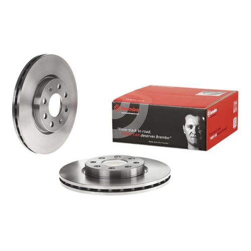 2X Brembo Bremsscheibe Vorderachse Prime Line für Fiat Opel Vauxhall